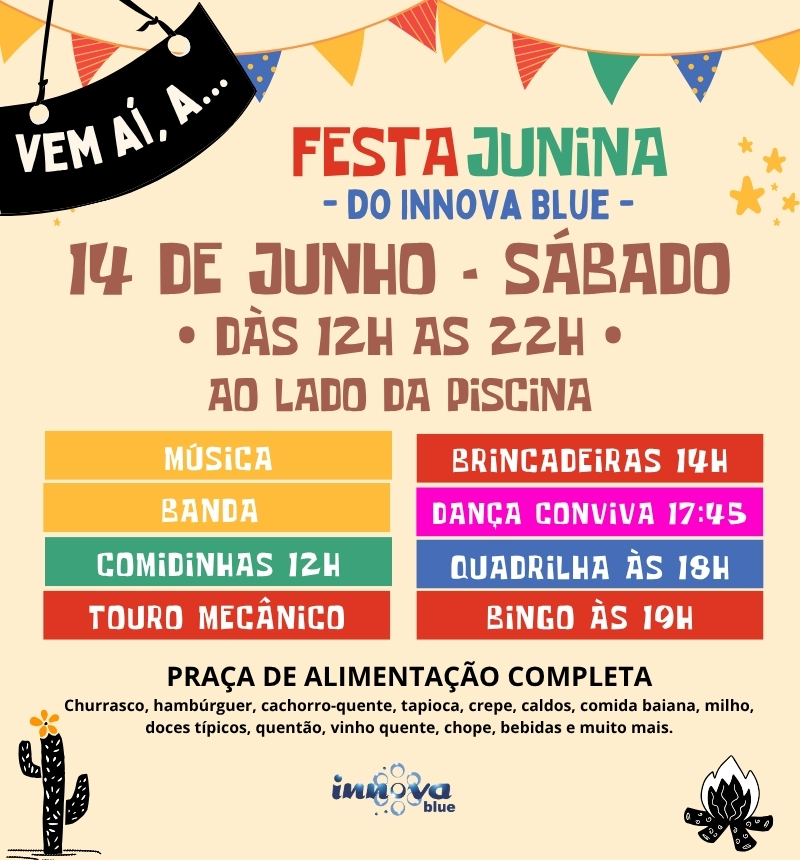 🎉🌽 FESTA JUNINA DO INNOVA BLUE! 🌽🎉